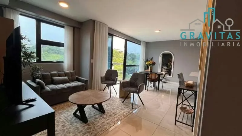 Two-bedroom apartment for sale or rent, fully furnished, in Condominio Núcleo Sabana, one of the most exclusive developments in western San José, with easy access to the General ... — photo 2
