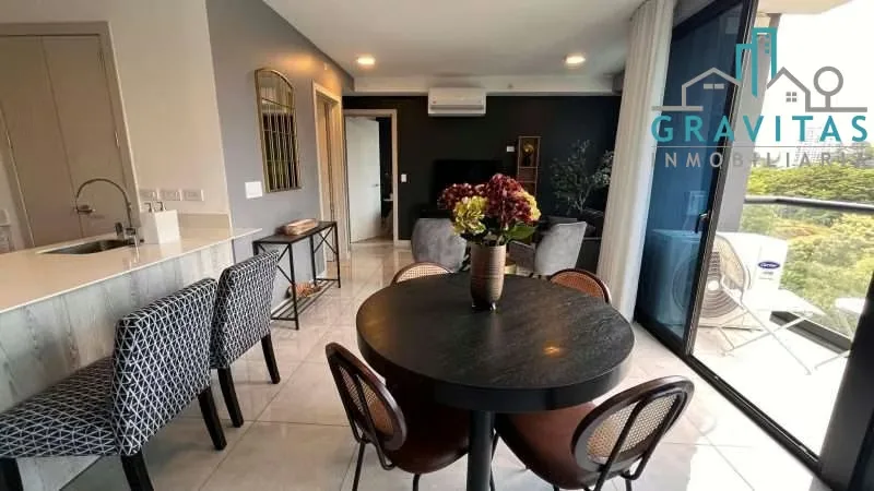 Two-bedroom apartment for sale or rent, fully furnished, in Condominio Núcleo Sabana, one of the most exclusive developments in western San José, with easy access to the General ... — photo 3