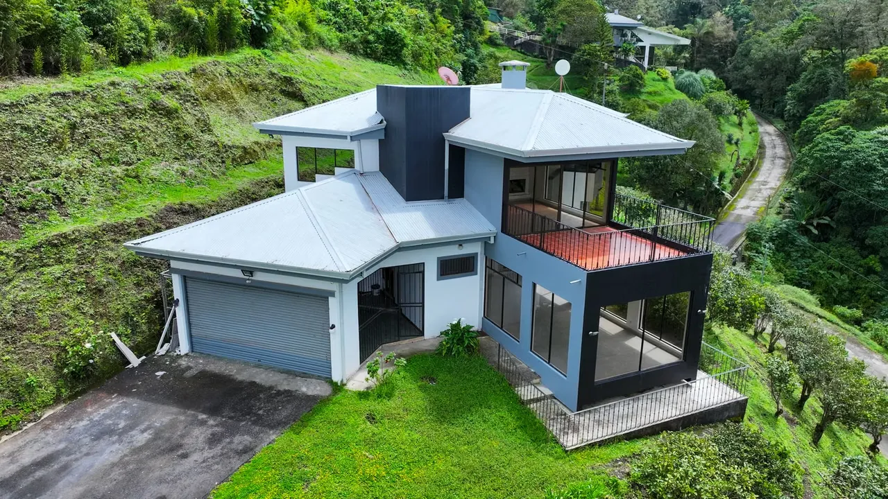 Beautiful mountain home for sale in a gated community that offers more forest and green spaces than houses. Nestled in ...