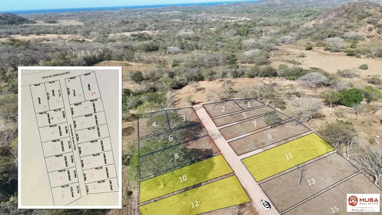 Oportunidad en Guanacaste 17 Lotes de 1,000 m² en Hernández, cerca a Pinilla, Tamarindo, Costa Rica