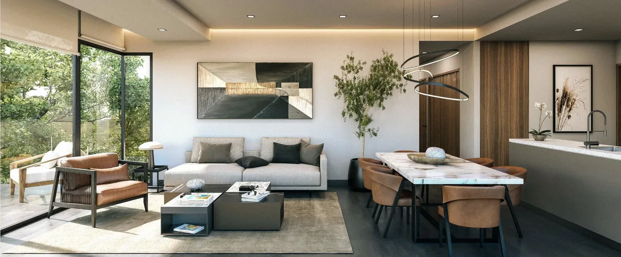 Apartments for sale in a modern residential development that combines contemporary design, nature, and wellness—ideal for those seeking ...