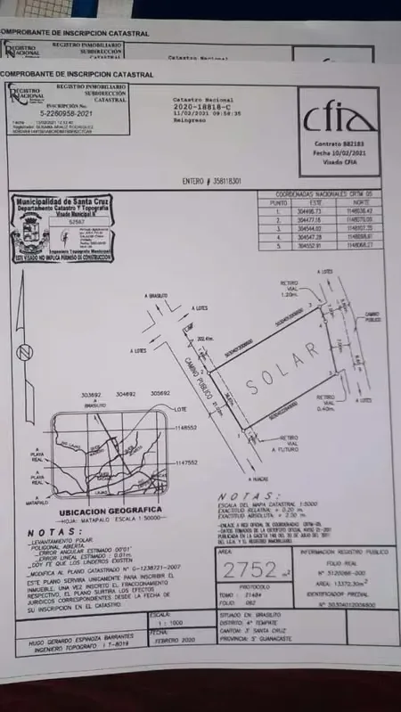 Lote Brasilito en venta