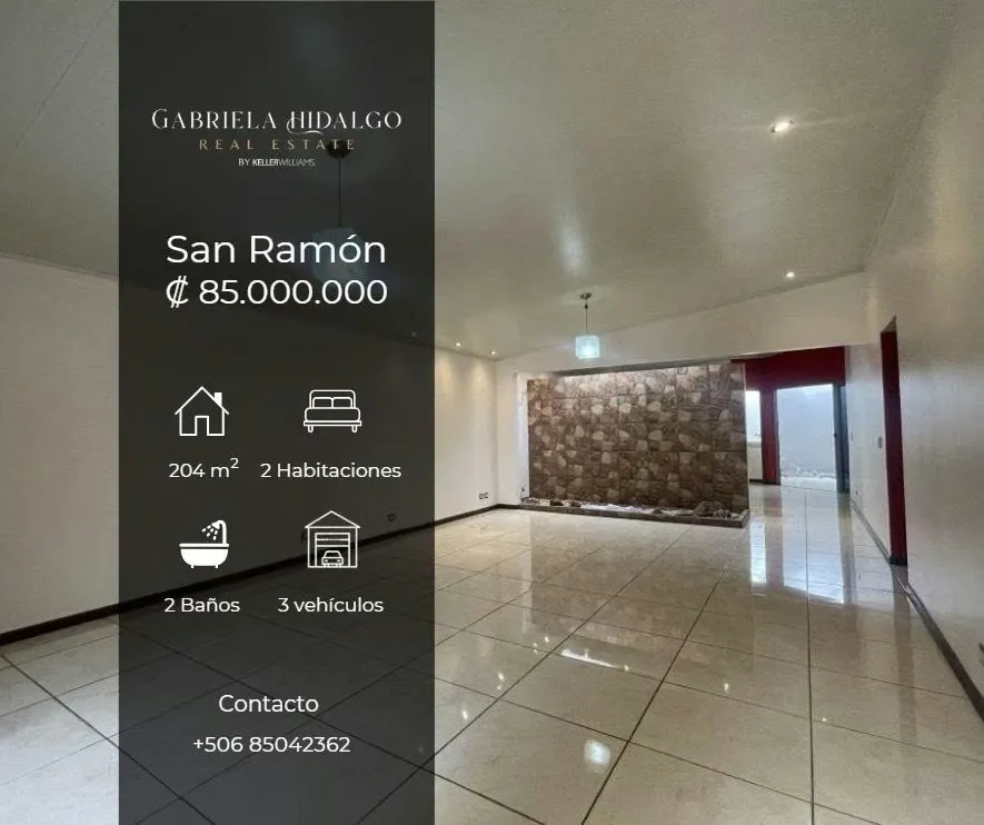 A tan solo 550mts del parque de San Ramón se encuentra esta acogedora casa de una planta.