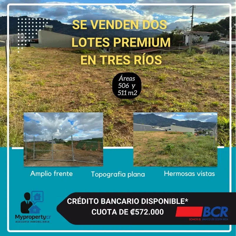 SE VENDEN 2 LOTES PREMIUM