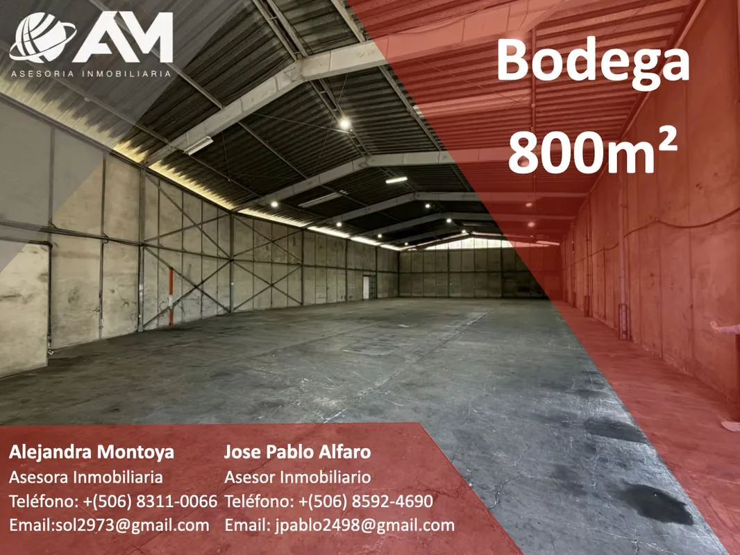 CONTAMOS CON BODEGAS Y NAVES INDUSTRIALES EN TODO EL GAM, CONTACTENOS SERA UN PLACER ATENDERLE.