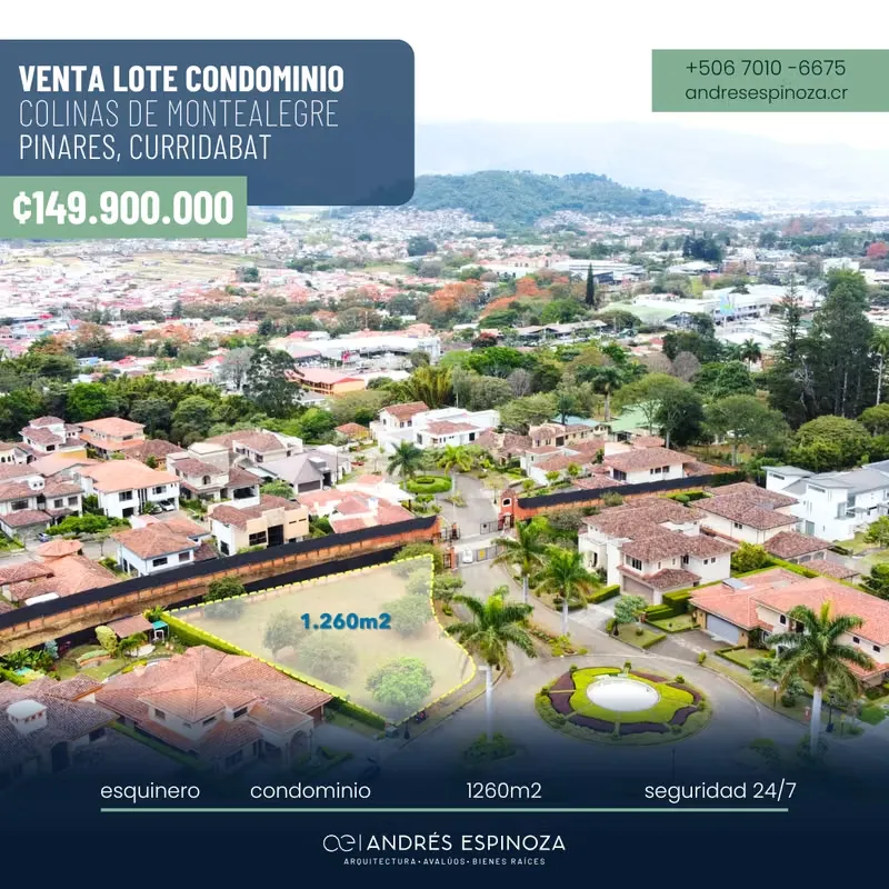 AE ARQUITECTURA | LOT FOR SALE COLINAS DE MONTEALEGRE AE 1264
