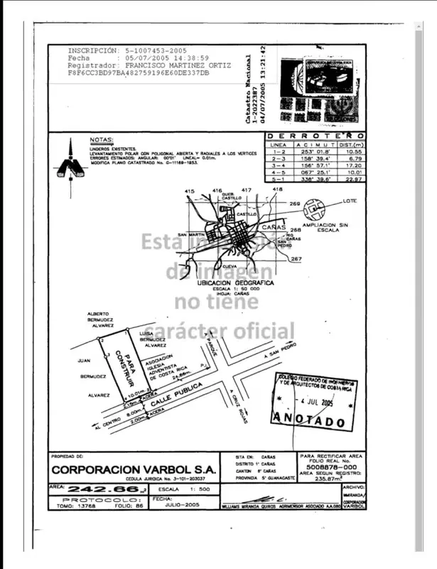 Excellent investment opportunity located in the commercial area of Cañas, with direct access to a public road and a ...
