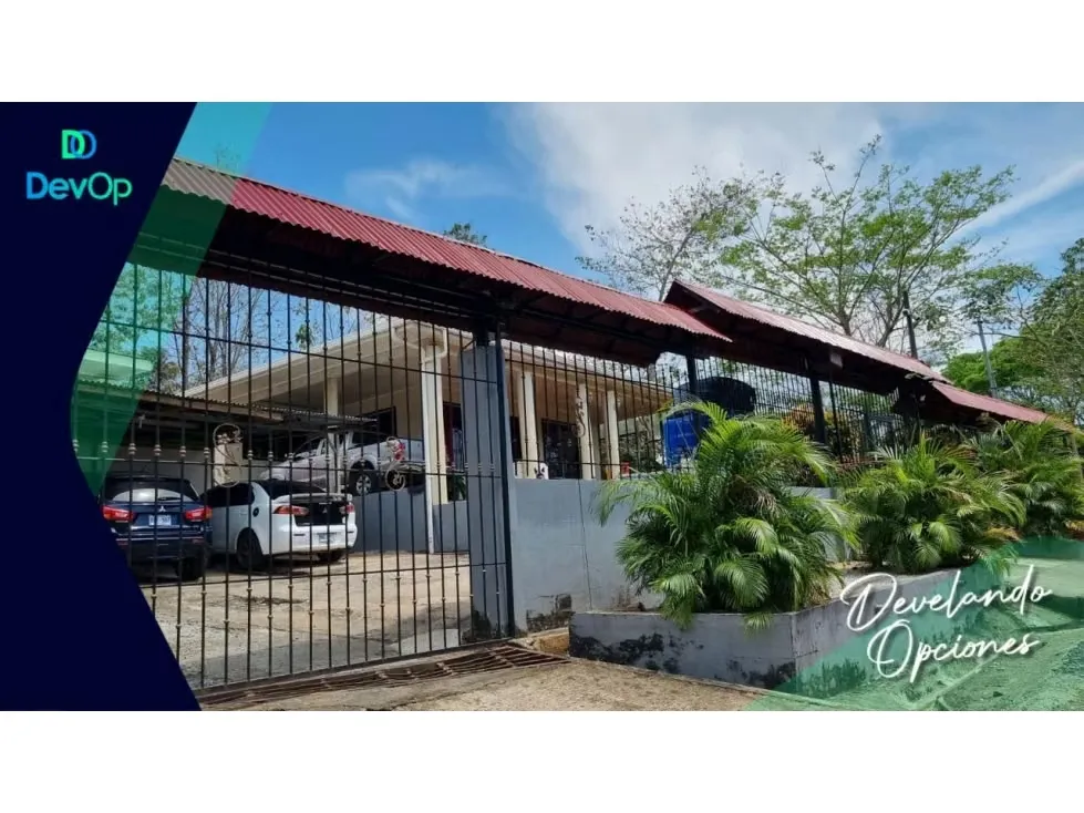 Hermosa Propiedad En Venta Con Dos Casas en San Rafael de Esparza