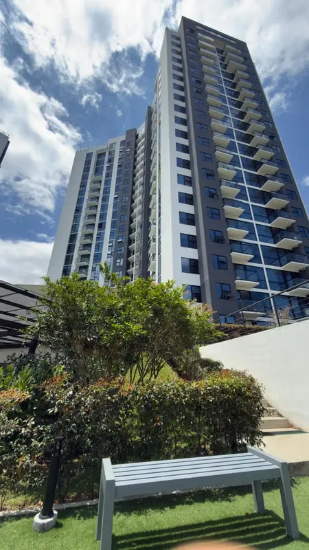 Apartment with 45m² of living space + 59m² total including parking