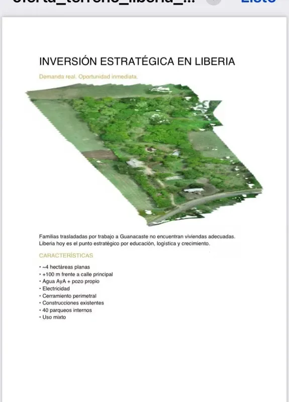 Terreno con edificio4 hasConstruccion comercial 2500 m