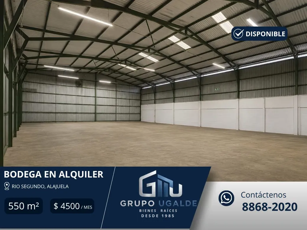Warehouse for Rent | Río Segundo, Alajuela