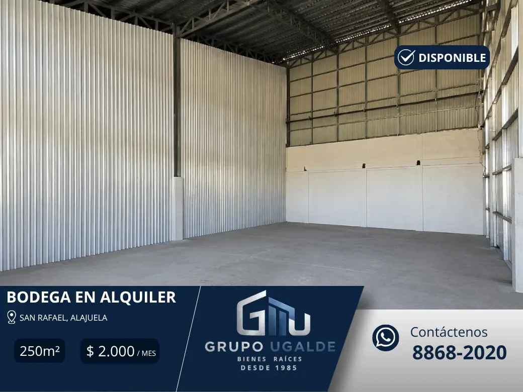 Warehouse for Rent | San Rafael, Alajuela