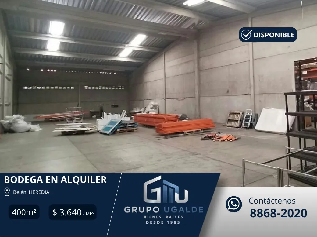 Warehouse for Rent | Barreal, Heredia