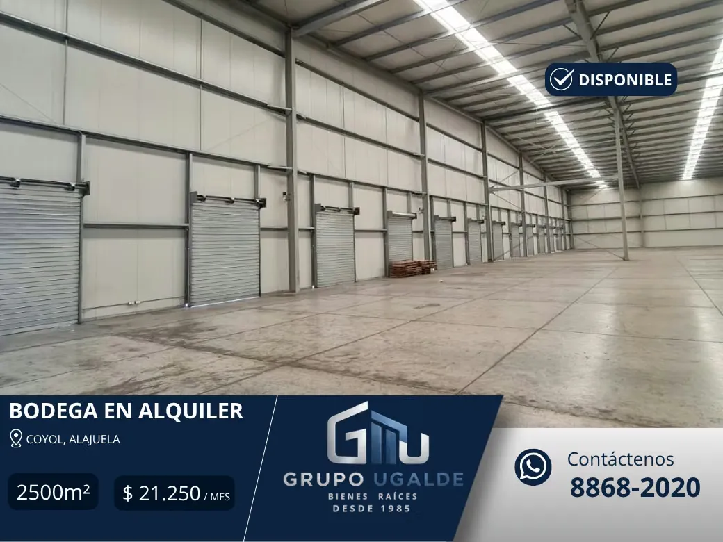 Warehouse for Rent | Coyol, Alajuela