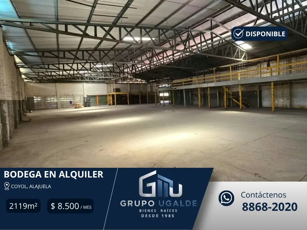 Warehouse for Rent | Coyol, Alajuela