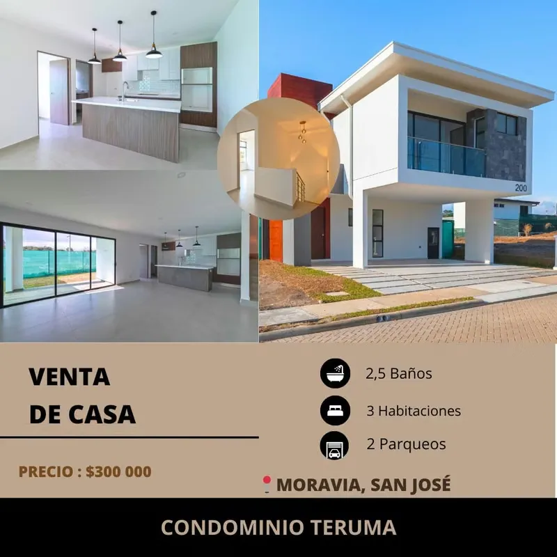 SE VENDE CASA EN CONDOMINIO TERUMA