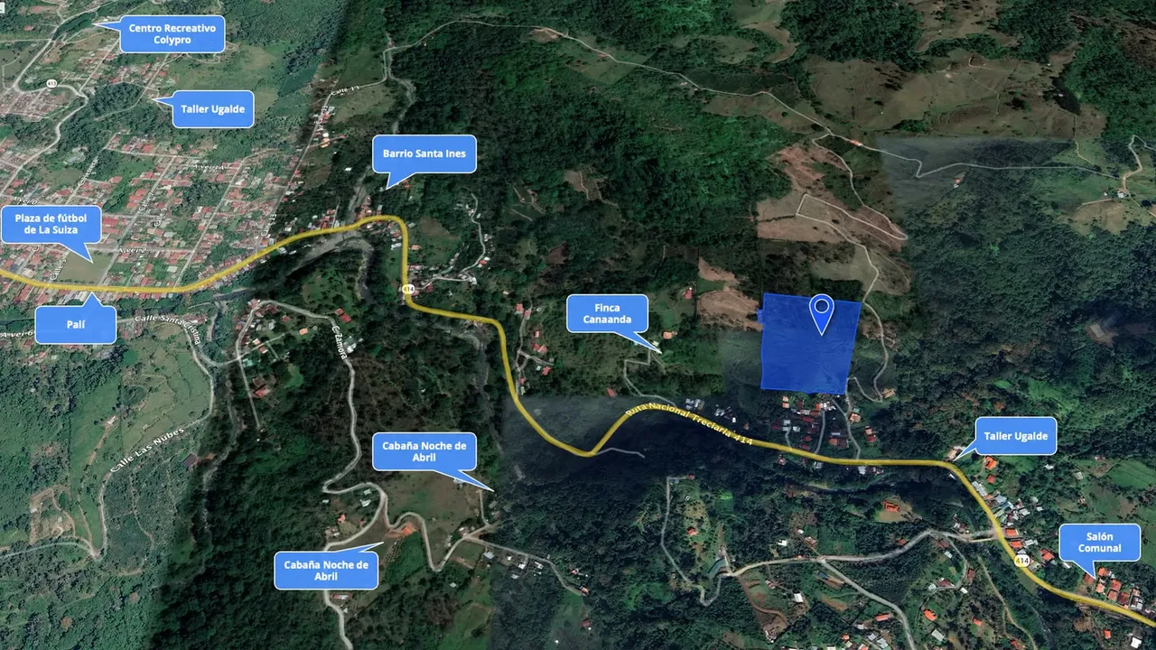 Terreno en venta en La Suiza, Turrialba, Cartago – 25,849 m²