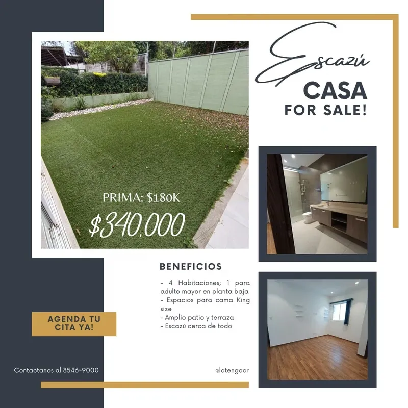 Want to live in Escazú, in a modern condo, without paying full market price from day one?