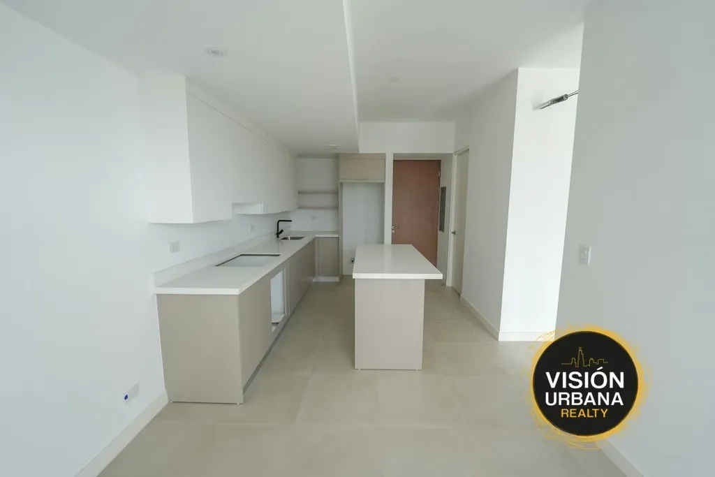 This modern studio apartment features a partition wall separating the living room from the bedroom, perfect for those seeking practicality and a contemporary move-in ready ...