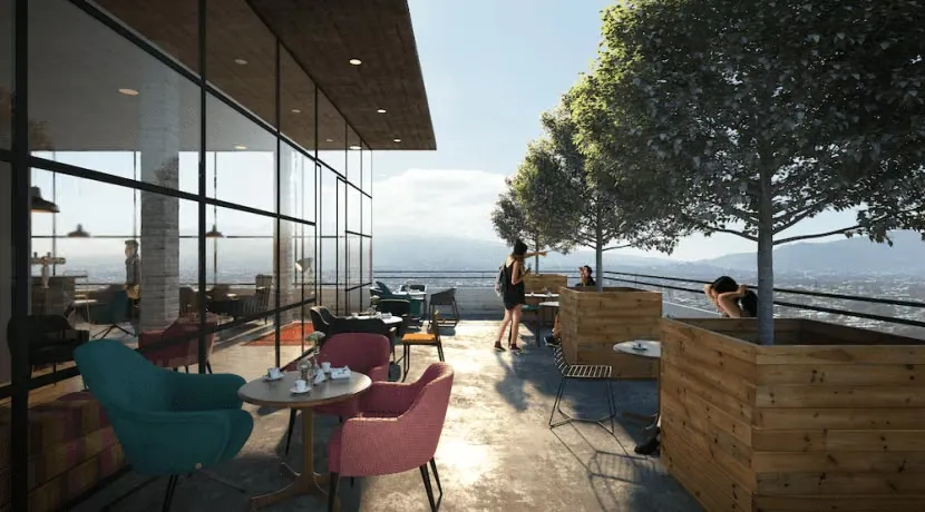 URBN ESCALANTE is located in Barrio Escalante, one of the best neighborhoods in the city surrounded by lots of restaurants, stores, banks, and the Mall San Pedro. — photo 4