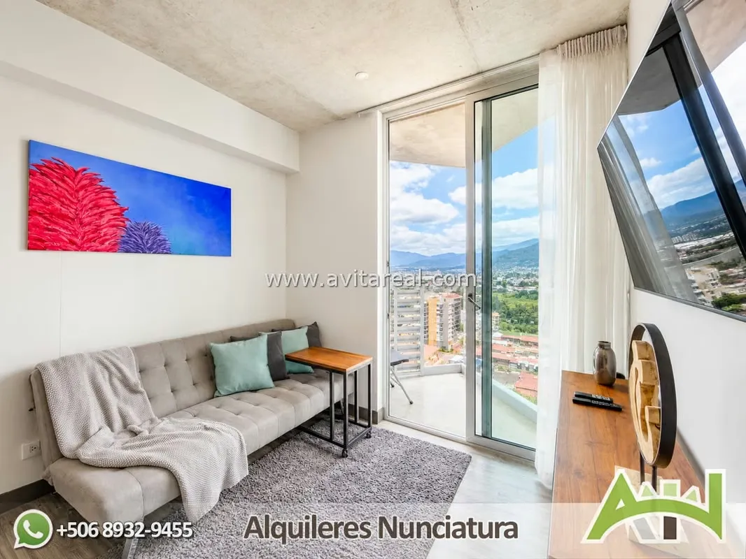 Apartment for rent, located on Rohrmoser Boulevard, near Plaza Mayor