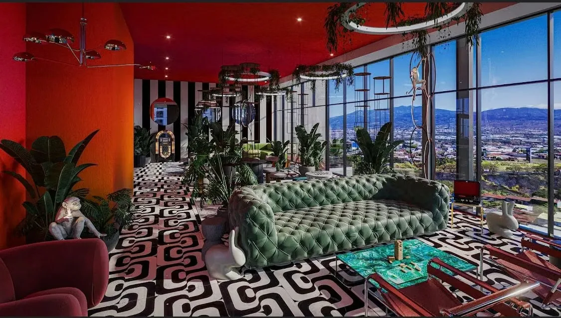 Discover the perfect blend of architectural innovation and residential luxury at Sky Garden, San José’s most iconic ... — photo 2