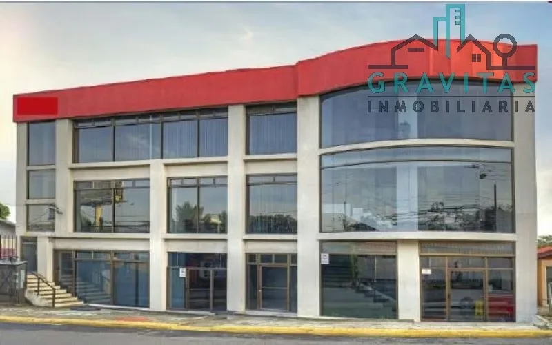 Three-story office building for rent with ample space for your company's administrative offices. Located in Pozos de Santa Ana, facing the main road.