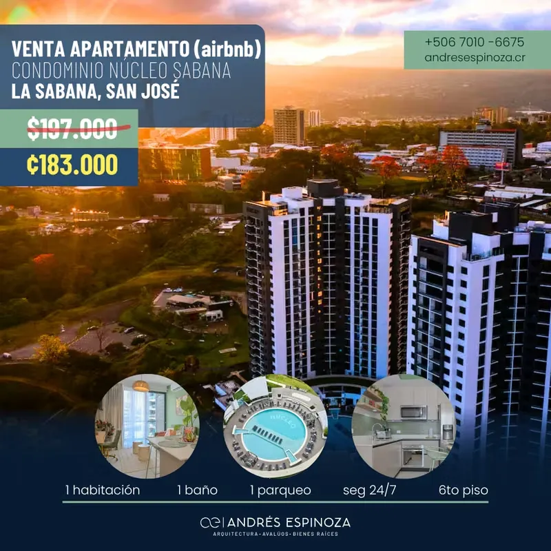 AE ARQUITECTURA | CONDOMINIUM FOR SALE: NUCLEO SABANA AE 1255