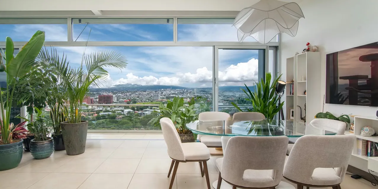 Apartamento 2 habs en Escazú - Cerro Alto - terrazas con vista