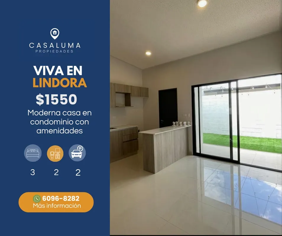 CASA EN LINDORA EN ALQUILER