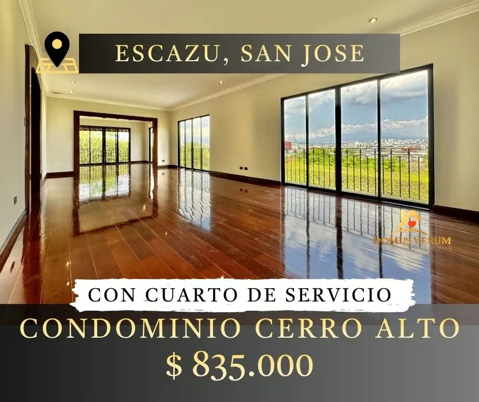 House for Sale | Cerro Alto Condominium Guachipelín Escazú | 4 Bed | 367 m² | Central Valley Views