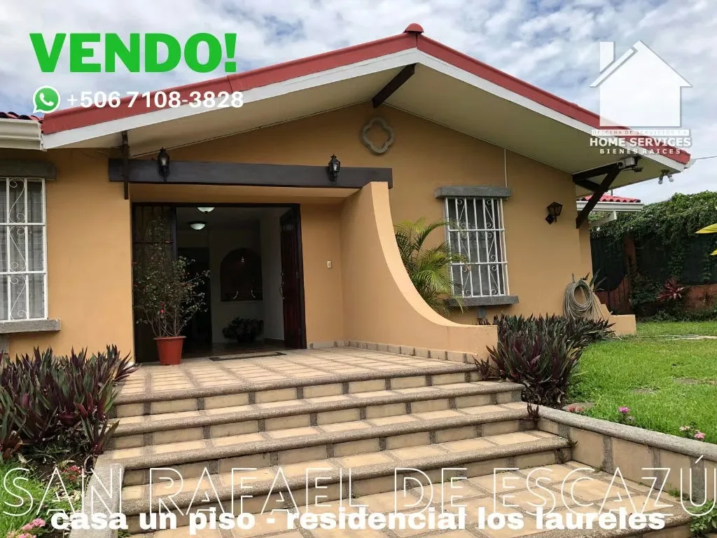 FOR SALE! Beautiful 1-Story House – Los Laureles, San Rafael, Escazú.
