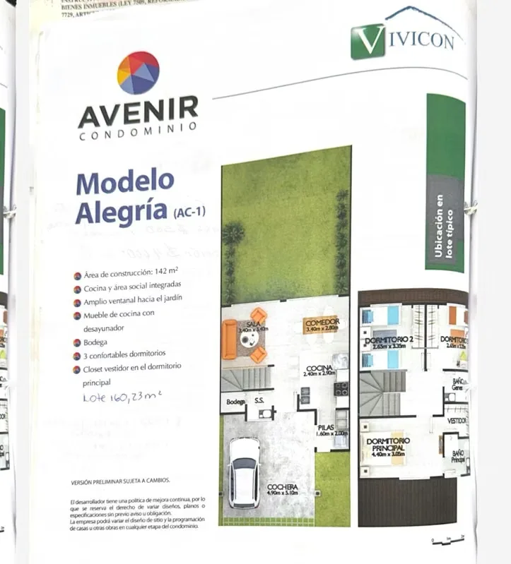 Hermosa casa de dos niveles ubicada en el exclusivo Condominio Avenir, en Santo Domingo de Heredia. Diseñada para brindar comodidad, amplitud y excelente iluminación natural, ideal ... — photo 3