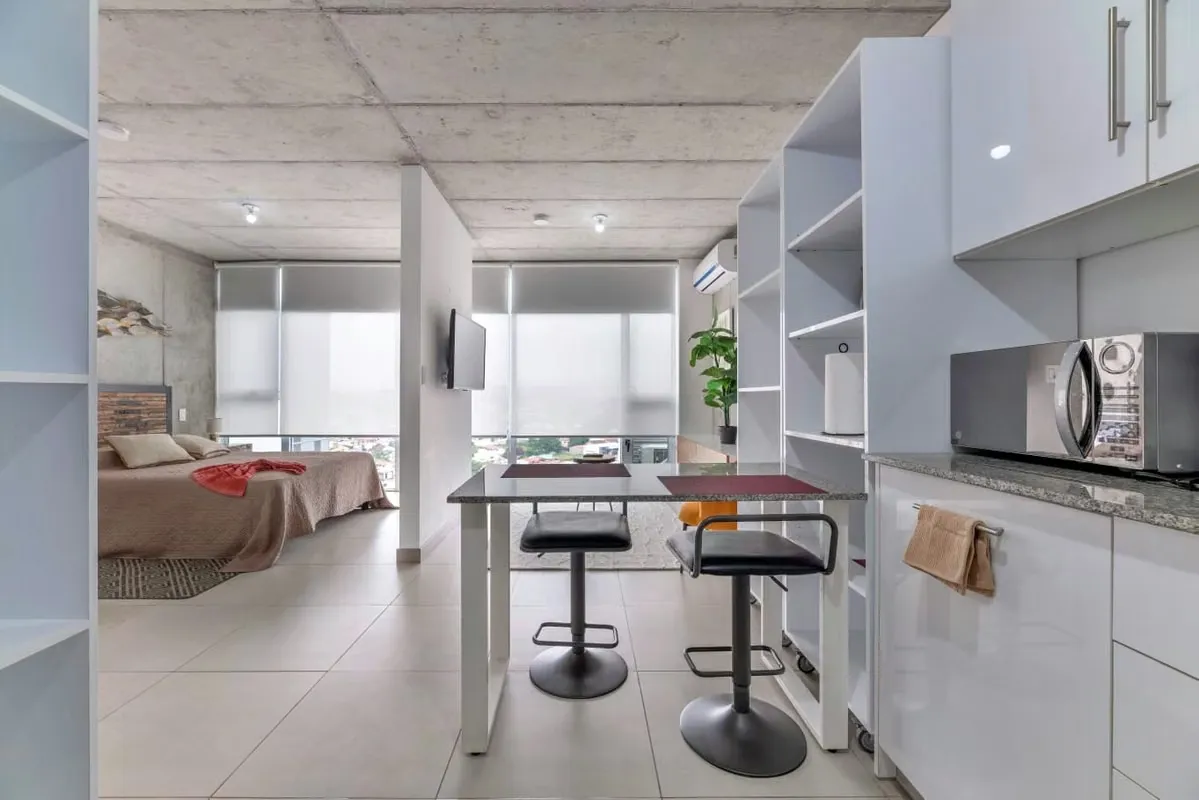 Venta de loft amueblado con vista abierta, Freses. (FE)