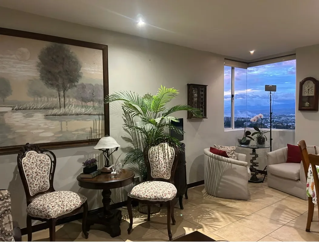 Fully furnished apartment for rent with a beautiful view – San Rafael de Escazú