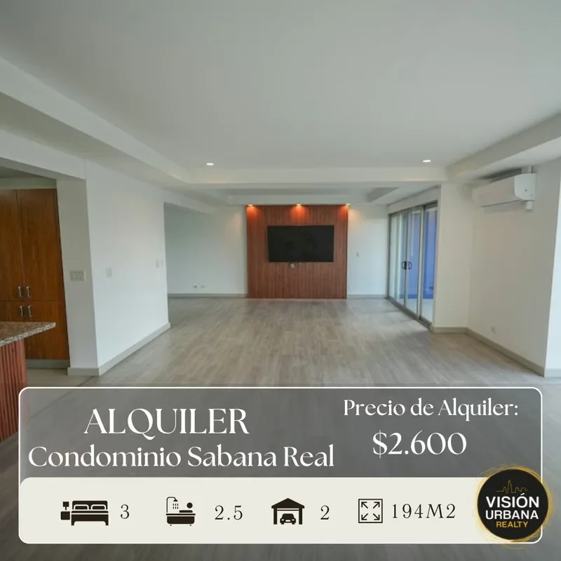 Spacious and elegant apartment located directly in front of La Sabana Metropolitan Park, on the 8th floor of Condominio ...