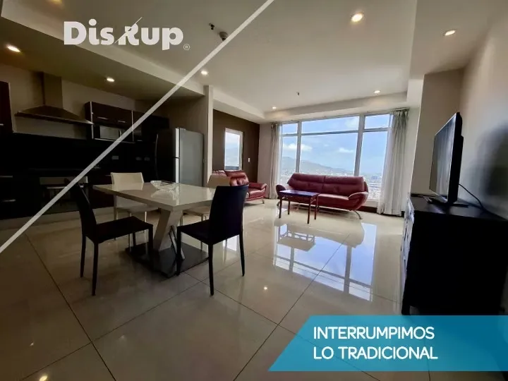 Furnished 1-bedroom apartment for rent in a condominium. Sabana Sur