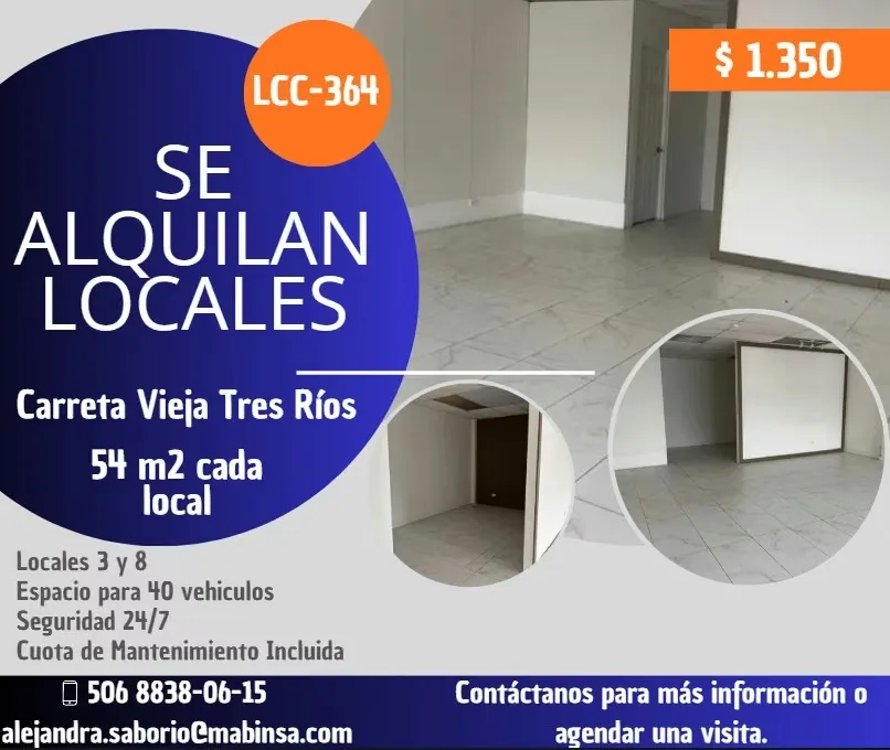 Local located in Plaza Comercial on street old to Tres ...