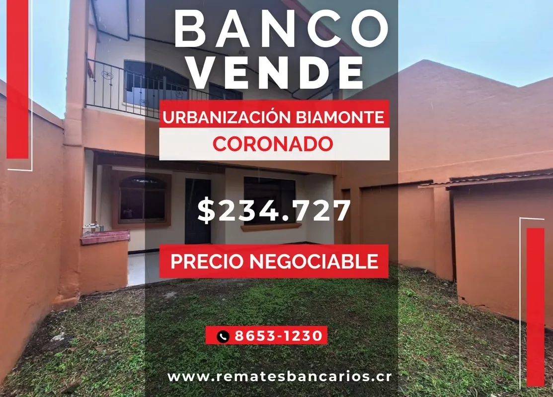 Casa en Urbanización Biamonte, Coronado, Remate