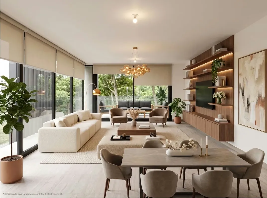 Apartamento de Lujo Frente al Parque del Café, Rohrmoser - 2DOR/2.5BA - 102 m2