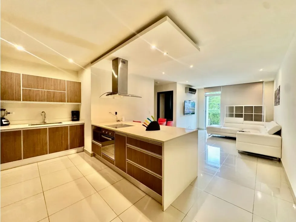 Apartamento con jardín en Santa Ana