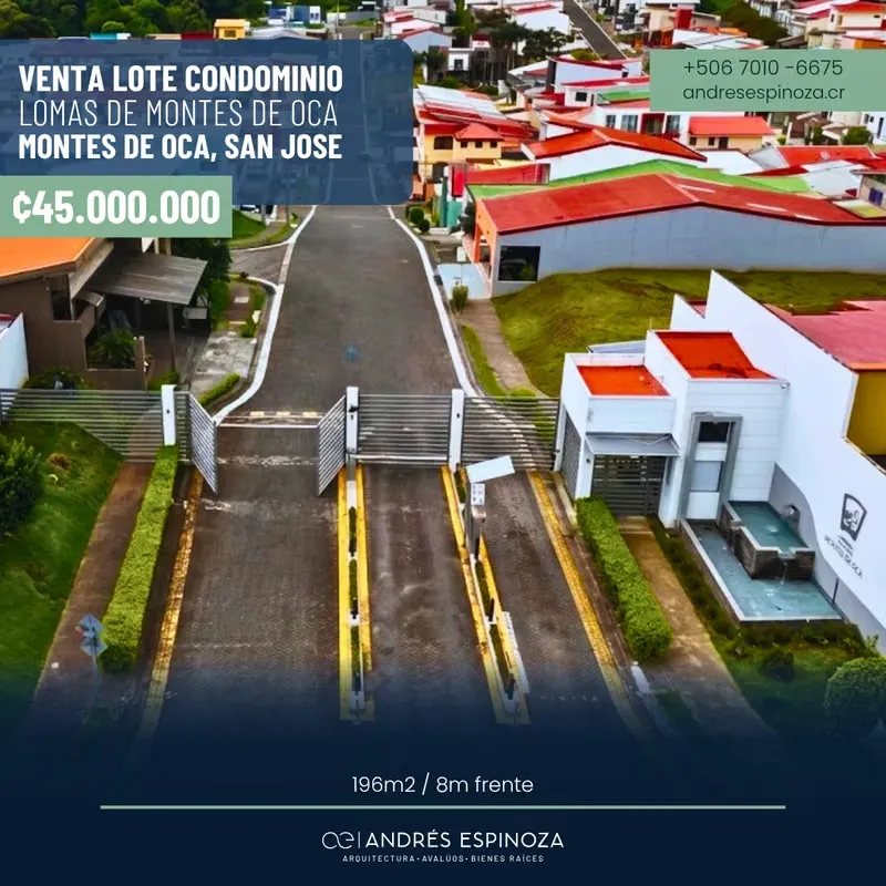 AE ARQUITECTURA | LOT FOR SALE LOMAS MONTES DE OCA CONDOMINIUM AE 1280
