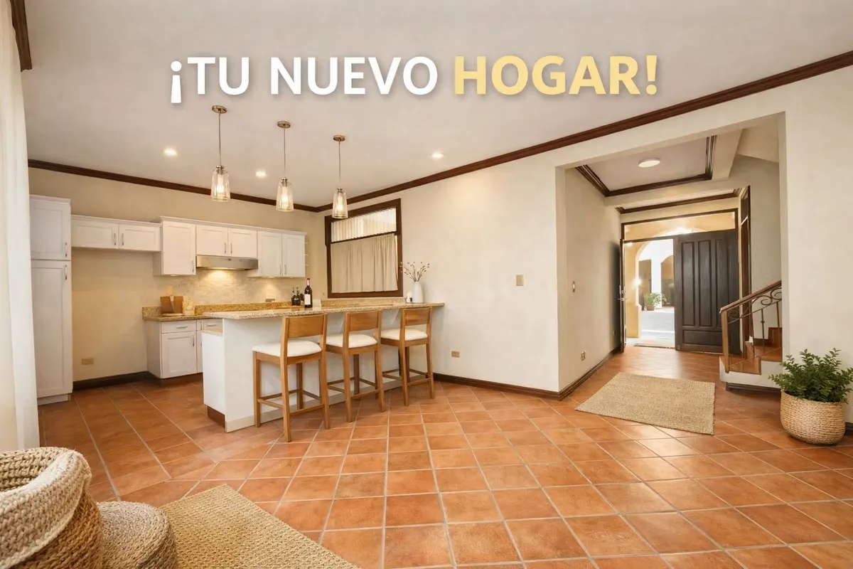 House for rent in Escazú Guachipelín, gated community with patio