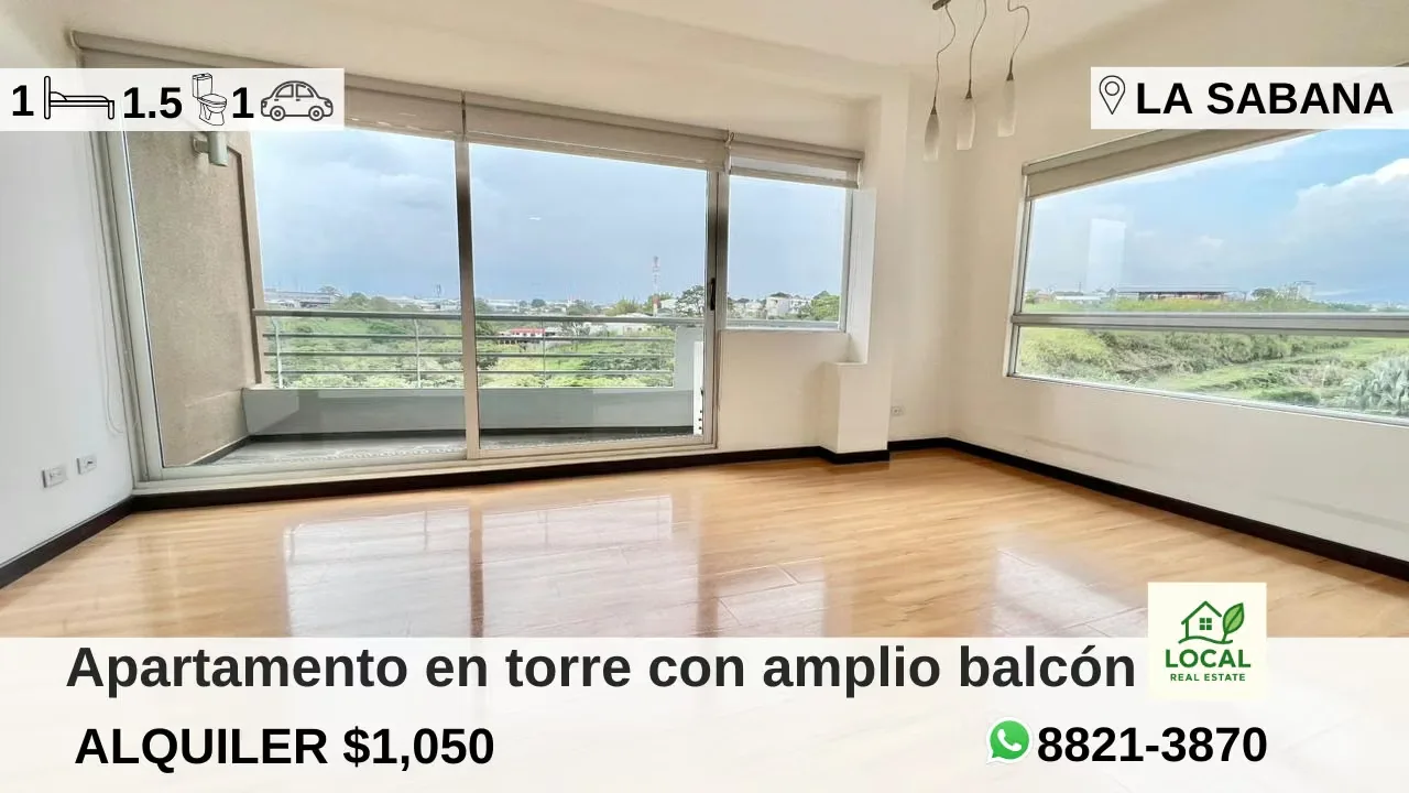Apartment for rent in Núcleo Sabana | 1 bed | FURNISHED | 15th floor | F 689