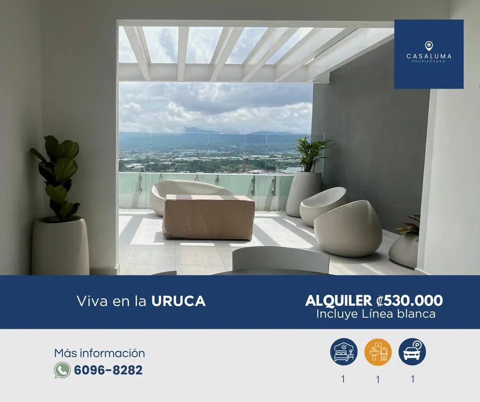 Apartamento con línea blanca incluida