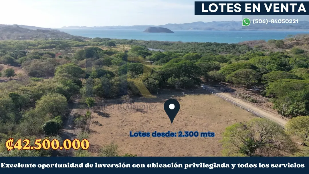 Terrenos cerca de la playa en Guanacaste El Jobo desde 2.352 m²
