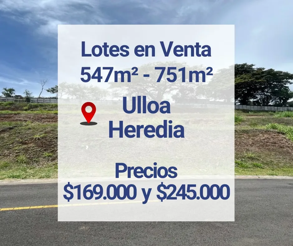 Lots for Sale in Francosta Condominium, Heredia