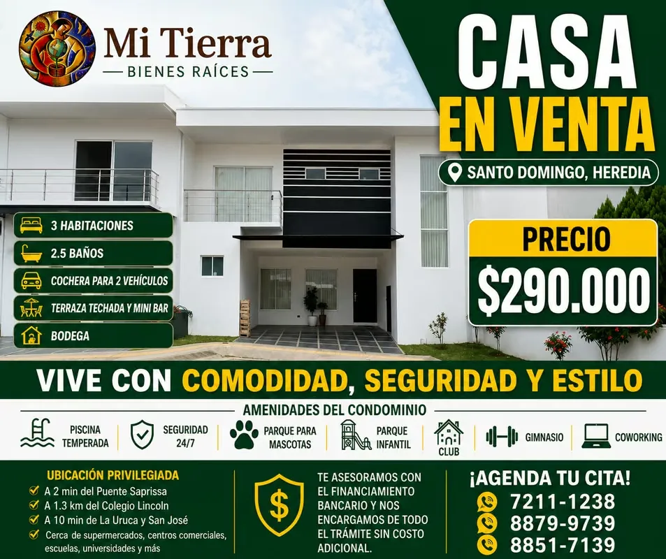 Sto Domingo Exclusiva y Moderna Casa de Lujo en Condo Vista Catedral, COD 108