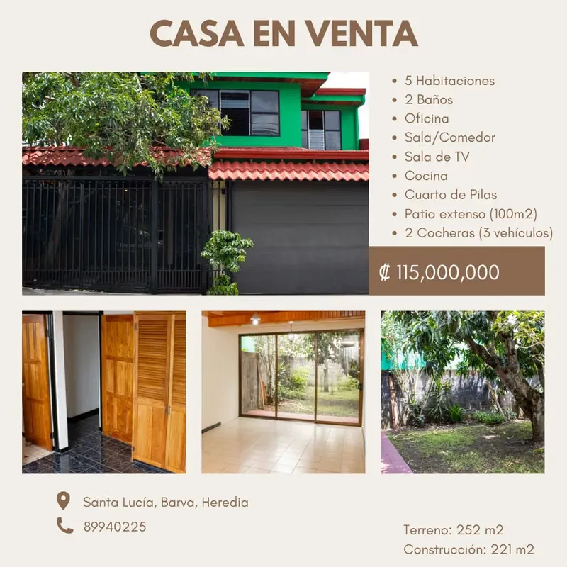 House for sale - Saint Lucia, Barva, Heredia