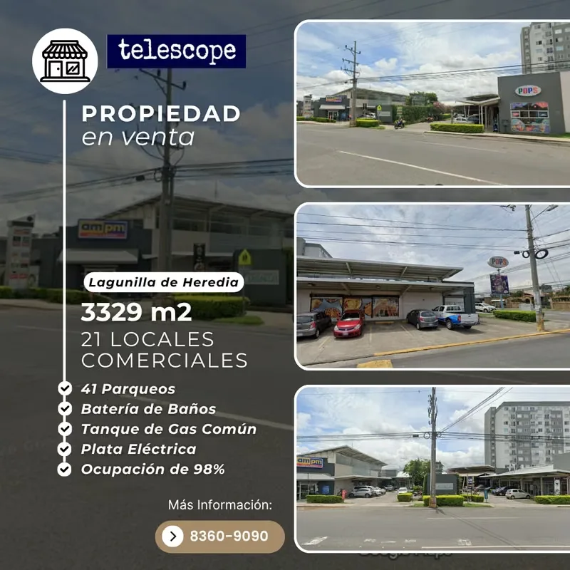Plaza Comercial en venta en Lagunilla de Heredia